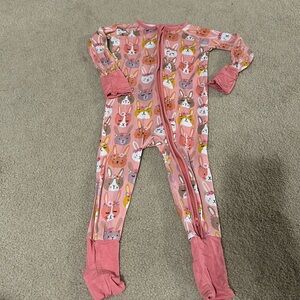 Little sleepies pink boho bunnies